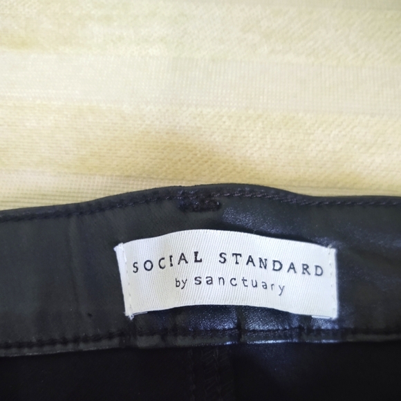 Faux Leather Social Standard By Sanctuary Faux Sz 16 - Picture 5 of 10